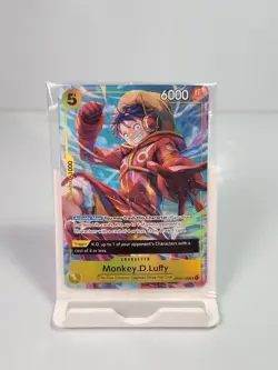Monkey D. Luffy OP07-109 SR Illustration Box Vol 3 One Piece Promo Sealed - Image 1
