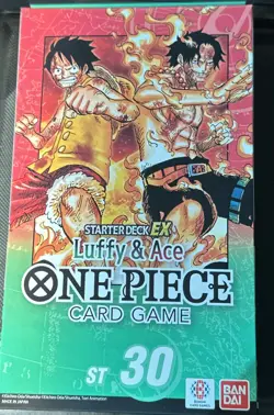 ONE PIECE ENGLISH TCG: (ST-30) Starter Deck EX: Luffy & Ace SHIPS NOW - Image 1