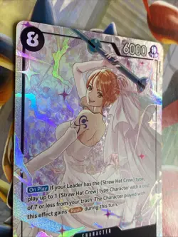 Nami (OP15-086) Alt Art Foil – Adventure on Kami’s Island ENG Wedding Dress MINT - Image 3