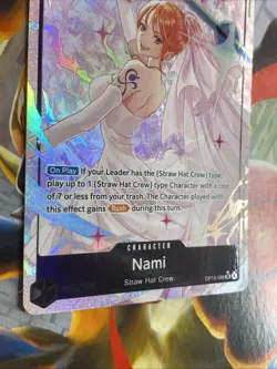 Nami (OP15-086) Alt Art Foil – Adventure on Kami’s Island ENG Wedding Dress MINT - Image 4