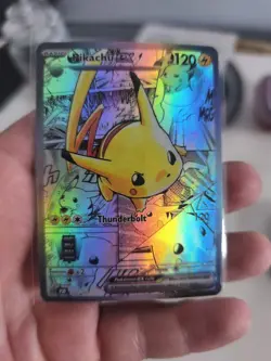Pokemon CCG Pikachu Ex Manga Custom CCG Karte In Top Zustand Pokemon Custom CCG - Image 1