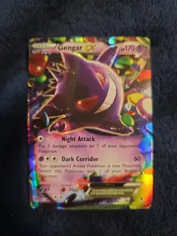 Pokemon TCG Gengar EX 34/119 Phantom Forces Ultra Rare Near Mint - Image 2