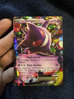 Pokemon TCG Gengar EX 34/119 Phantom Forces Ultra Rare Near Mint - Image 5