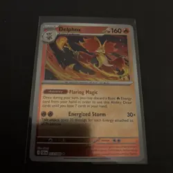 Delphox 013/086 Chaos Rising Reverse Holo Pokemon Card - Mint - Image 1