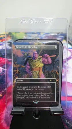 2026 Magic the Gathering Thanos Swords to Plowshares PSA Magazine Promo Sealed - Image 1