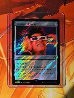 Talisman of Creativity (Surge Foil) Doctor Who, Magic the Gathering, MTG (839) - Image 1