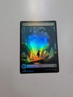 MTG - Forest 0291 (Foil) - Foundations NM/M Condition - Image 1