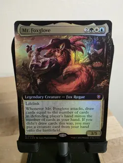 Mr. Foxglove (Extended Art) *Foil* BLC 42 NM - Image 1
