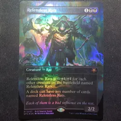 Relentless Rats - Foil Borderless - Special Guest (MTG) - Image 1