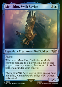 MTG Meneldor, Swift Savior Foil ** The Lord of the Rings ** English - Image 1