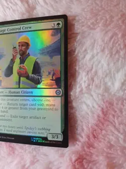 MTG Damage Control Crew FOIL Marvel’s Spider-Man (SPM) #099 Magic The Gathering - Image 3