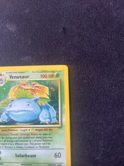 Pokemon TCG Venusaur Base Set Holo Unlimited Rare Card 15/102 NM Condition - Image 4