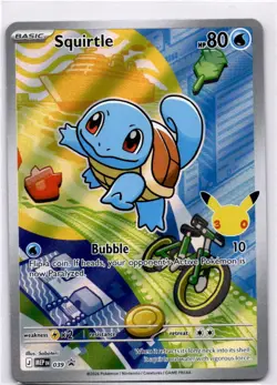 Pokemon Squirtle #039 ME: Mega Evolution Promo Illustration Rare - Image 1