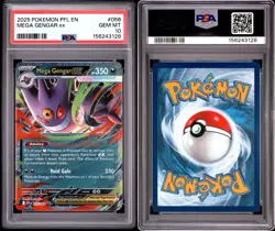 The Pokemon Company Mega Gengar ex PSA 10 056/094 Me02 Holo DR 350 HP EN - Image 3