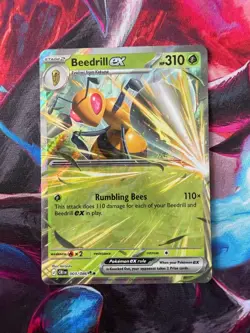 Beedrill ex 3/86 Double Rare Pokemon Chaos Rising ME04 NM - Image 1