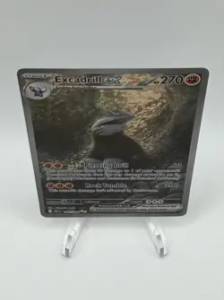 Excadrill ex 168/086 SIR Black Bolt 2025 Pokemon Full Art Pack Fresh NM / Mint - Image 3