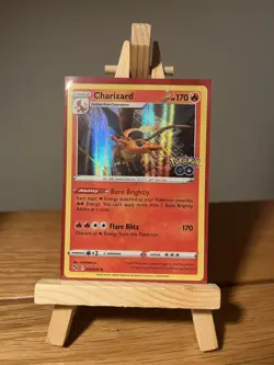 Charizard 010/078 - Pokemon GO - Holo Rare Pokemon Card - Near Mint - Image 1