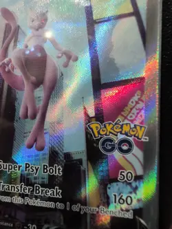 The Pokemon Company Mewtwo V Pokemon GO Full Art Holo Ultra Rare 072/078 EN 220 - Image 3