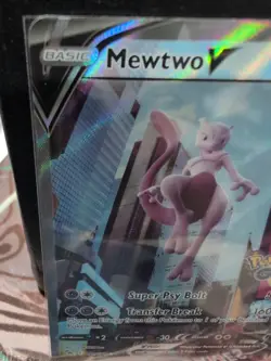 The Pokemon Company Mewtwo V Pokemon GO Full Art Holo Ultra Rare 072/078 EN 220 - Image 4