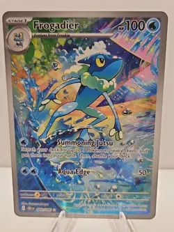 Pokemon Frogadier 089/086 Me04: Chaos Rising Illustration Rare - Image 1