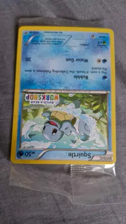 BUILD A BEAR SQUIRTLE POKEMON CARD Pokemon Brand New And Sealed Branded 14/101 - Image 2