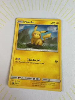 Pokemon TCG Pikachu SM183 Black Star Promo MP - Image 2