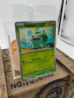 Bulbasaur 001/165 - Pokemon 151 MEW-EN Best Buy Stamped SEALED Promo - Image 3