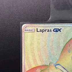 Pokemon TCG Lapras GX Holo Secret Rare Card Sun & Moon Base Set 151/149 HP - Image 2