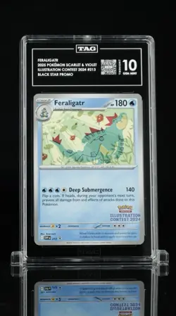 TAG 10 Feraligatr SVP 213 Black Star Promo Illustration Contest 2024 Pokemon🔥🔥 - Image 1