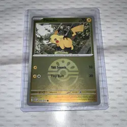 Pokemon TCG Pikachu Reverse Holo 055/217 70 HP Basic - Image 1