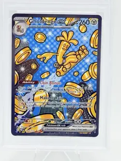 2025 Pokemon SV Prismatic Evolutions Gholdengo ex #164/131 PSA 9 - Image 2