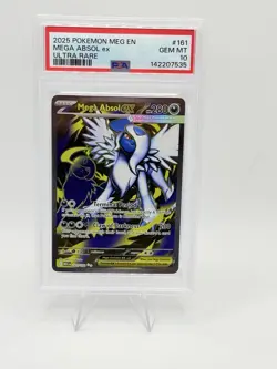 PSA 10 MEGA ABSOL 161/132 ULTRA RARE MEGA EVOLUTION POKEMON - Image 1