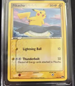 Pokemon Pikachu 012/017 POP Series - Corrected Back - Image 1