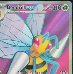 Beedrill ex 098/086 Me04 Chaos Rising Holo Ultra Rare Pokemon Card NM - Image 5