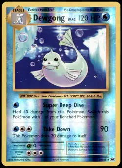 Dewgong 29/108 Rare Evolutions Pokemon Reverse Holo Near Mint - Image 1
