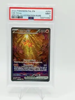 Chi-Yu EX Pokemon TCG 2023 Paldea Evolved SIR PSA 9 - Image 1