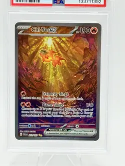 Chi-Yu EX Pokemon TCG 2023 Paldea Evolved SIR PSA 9 - Image 2