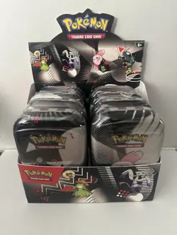 Pokemon TCG Black Bolt & White Flare Unova Mini Tin Display Set of 8 - Image 1