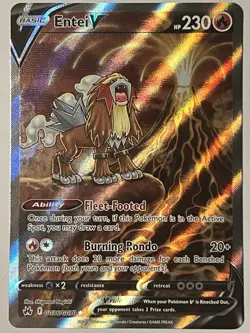 Pokemon Entei V Ultra Rare - Crown Zenith GG36/GG70 - MINT - FREE SHIPPING - Image 1