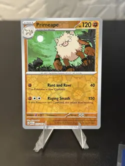 Primeape - 057/165 - Reverse Holo - Pokemon Scarlet & Violet 151 - NM/M - Image 1
