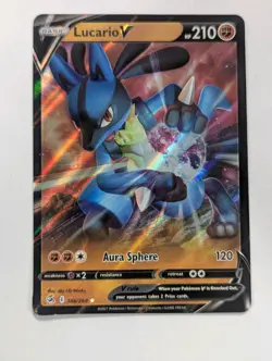 Lucario V 146/264 SWSH08: Fusion Strike Ultra Rare Pokemon TCG NM - Image 1