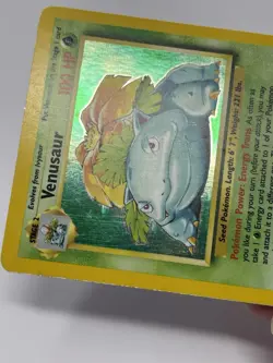 Pokemon TCG Venusaur Base Set Holo Unlimited Rare Card 15/102 1999 WOTC Vintage - Image 2