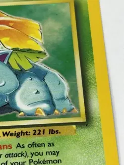 Pokemon TCG Venusaur Base Set Holo Unlimited Rare Card 15/102 1999 WOTC Vintage - Image 5