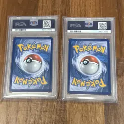 2015 POKEMON TEAM MAGMA'S GROUDON EX & TEAM AQUAS KYOGRE EX PSA 6 - Image 2