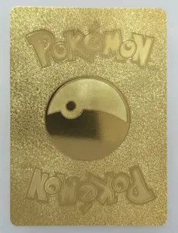 Pokemon Pikachu V 190hp Gold Foil Fan Art Collector Card TCG - Image 2