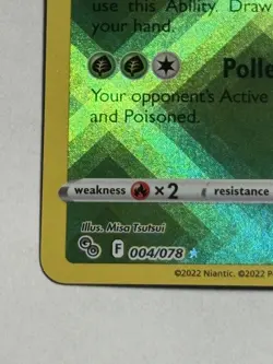 Radiant Venusaur 004/078 Radiant Rare Pokemon GO Pokemon Near Mint - Image 5