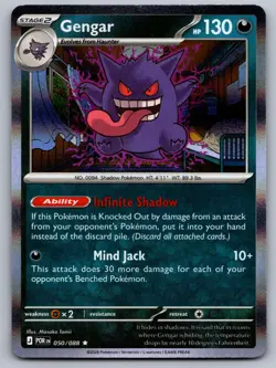 Gengar 050/088 Rare Perfect Order Pokemon Holo Near Mint - Image 1
