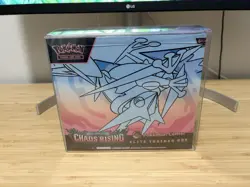 Chaos Rising Pokemon Center Elite Trainer Box PC ETB Sealed With Case - Image 1