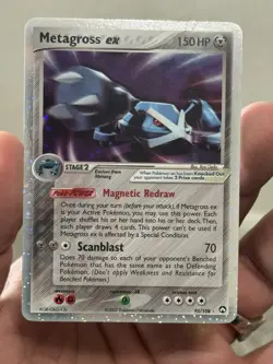Metagross ex 95/108 Holo EX Rare Power Keepers Pokemon English [HP] - Image 1