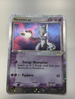 Mewtwo ex 101/109 Ruby and Sapphire Holo EX Ultra Rare English MP - Image 1